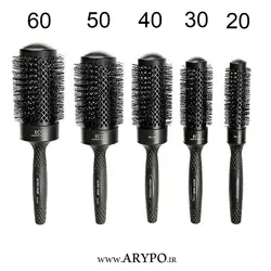 برس گرد حرفه ای مشکی Alter Hair مدل ECO beauty brush