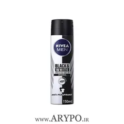 اسپری دئودورانت مردانه نیوا مدل  Invisible Black and White Original