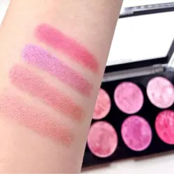 پالت رژگونه براق (تراکوتا) رولوشن مدل Blush Queen