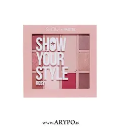 پالت سایه چشم پاستل مدل ROSY
