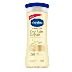 لوسیون بدن وازلین Vaseline مدل Dry Skin Repair حجم 400 میل