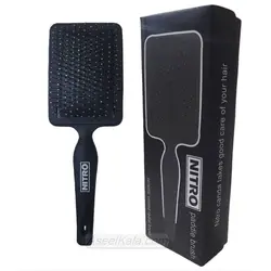 برس موی سر مشکی نیترو Nitro مدل طبی nitro paddle brush