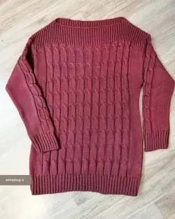 بلوز بافت یقه قایقی