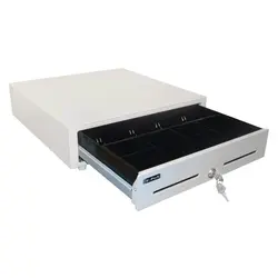 کشوی پول ای پوز 4 خانه E-POS ECH 410 cash drawer رنگ سفید