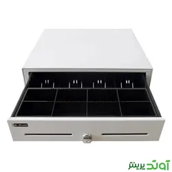 کشوی پول ای پوز 4 خانه E-POS ECH 410 cash drawer رنگ سفید