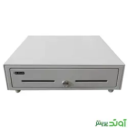 کشوی پول ای پوز 4 خانه E-POS ECH 410 cash drawer رنگ سفید
