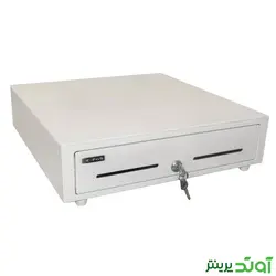 کشوی پول ای پوز 4 خانه E-POS ECH 410 cash drawer رنگ سفید