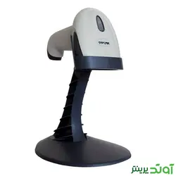 قیمت بارکد خوان با سیم اسکار رنگ سفید Oscar OS-60 LWW (با پایه)