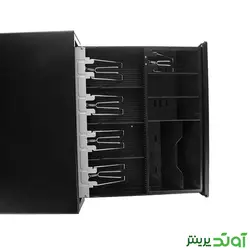 قیمت و مشخصات کشوی پول زد ای سی 4 خانه ZEC ZE410 cash drawer | آوند پرینتر