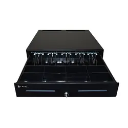 کشوی پول ای پوز 5 خانه E-POS ECH 460 cash drawer رنگ مشکی