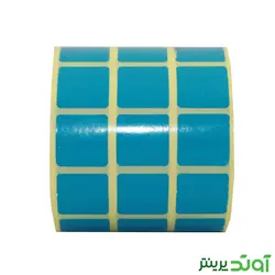 لیبل کاغذی رنگی سه ردیفه 20x20 | قیمت و خرید لیبل کاغذی سه ردیفه 20x20