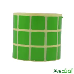 لیبل کاغذی رنگی سه ردیفه 20x20 | قیمت و خرید لیبل کاغذی سه ردیفه 20x20