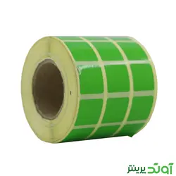 لیبل کاغذی رنگی سه ردیفه 20x20 | قیمت و خرید لیبل کاغذی سه ردیفه 20x20