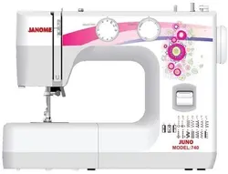 چرخ خیاطی و گلدوزی ژانومه مدلJanome Sewing Machine 740