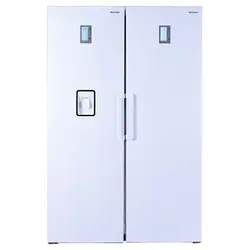 مشخصات، قیمت و خرید یخچال فریزر دو قلو شارپ sj-srd450-wh2-sj-sfr400-hs2