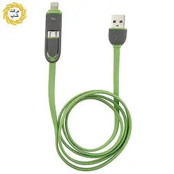 کابل شارژر و دیتا تسکو 2 در 1 لایتنینگ / Micro USB