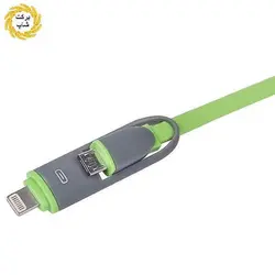 کابل شارژر و دیتا تسکو 2 در 1 لایتنینگ / Micro USB
