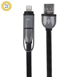 کابل شارژر و دیتا تسکو 2 در 1 لایتنینگ / Micro USB
