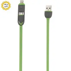 کابل شارژر و دیتا تسکو 2 در 1 لایتنینگ / Micro USB