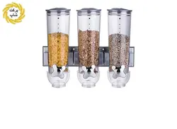 جای حبوبات دیواری سه قلو شیر دار Easy Fresh 360