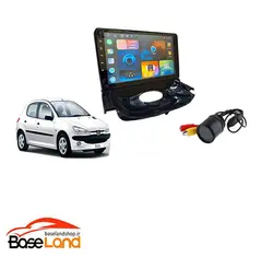 مانیتور فابریک  پژو 206 رو داشبوردی 9 اینچ