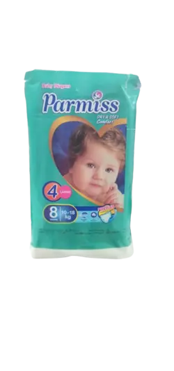 پوشک پرمیس سایز 4 بسته 8 عددی
