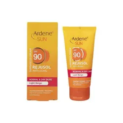 کرم ضد آفتاب بژ روشن آردن SPF90 ضد چروک پوست معمولی و خشک 50 گرم