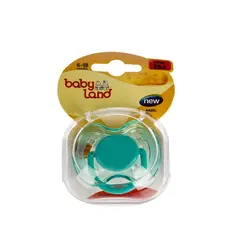 پستانک بیبی لند مدل 384 سایز 2 سیلیکونی و سر گرد