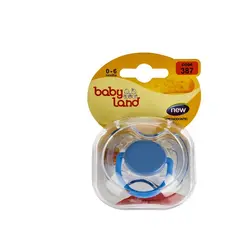 پستانک بیبی لند مدل 387 سایز 1 سیلیکونی و ارتودنسی