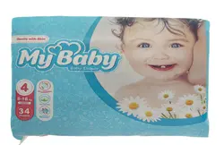 پوشک مای بیبی سایز 4 بسته 34 عددی