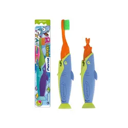 مسواک کودک پیرروت مدل Sharky با برس نرم