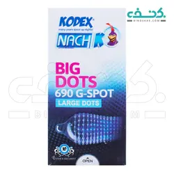 کاندوم BIG DOTS خاردار درشت 12 عددی ناچ کدکس