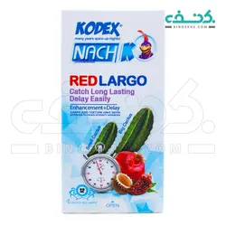 کاندوم RED LARGO بزرگ کننده تاخیری 12 عددی ناچ کدکس