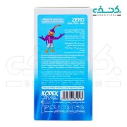 کاندوم فوق نازک زیرو اینویزیبل 12 عددی ناچ کدکس