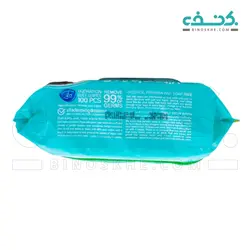 دستمال مرطوب پاک کننده کودک حاوی ویتامین A و E دافی