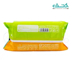 دستمال مرطوب پاک کننده کودک حاوی ویتامین A و E دافی