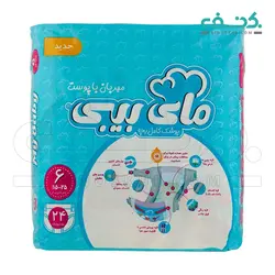 پوشک سری مهربان با پوست سایز 6 بسته 24 عددی مای بیبی