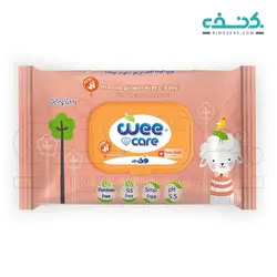 دستمال مرطوب حاوی روغن بادام و عصاره جوانه گندم وی کر