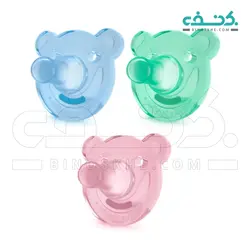 پستانک تمام سیلیکونی انگشتی کودکان بالای 3 ماه وی کر