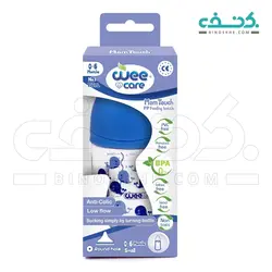 شیشه شیر پروپیلن دهانه عریض مدل مام مخصوص 0 تا 6 ماه تاچ وی کر