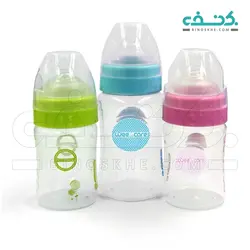 شیشه شیر دهانه عریض سری نچرال فلو 0 تا 6 ماه وی کر