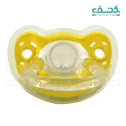 پستانک تمام سیلیکونی همراه با قاب محافظ مخصوص کودکان 3 ماه به بالا وی کر