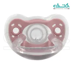 پستانک تمام سیلیکونی همراه با قاب محافظ مخصوص کودکان 3 ماه به بالا وی کر