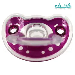 پستانک ارتودنسی تمام سیلیکونی Happy مخصوص کودکان 3 ماه به بالا وی کر