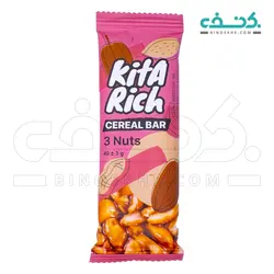شکلات بار فشرده مخلوط غلات و 3 مغز کیتاریچ