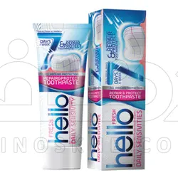 خميردندان مناسب لثه حساس مدل Daily Sensitive هلو فرش وزن 120 گرم ا Hello Fresh Daily Sensitive Toothpaste 120 gr