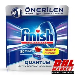 قرص ظرفشویی فینیش Finish Quantom بسته 80 عددی | فروشگاه اینترنتی DHLmarket / فروشگاه بین المللی دی اج ال مارکت www.dhlmarket.ir / پشتیبانی : 09360003986 دفتر مرکزی : 02188802013