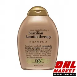 شامپو او جی ایکس بدون سولفات تقویت و صاف کننده کراتین تراپی Ogx حجم 385 میل | فروشگاه اینترنتی DHLmarket / فروشگاه بین المللی دی اج ال مارکت www.dhlmarket.ir / پشتیبانی : 09360003986 دفتر مرکزی : 02188802013