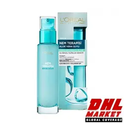 سرم آبرسان آلوئه ورا لورال Loreal پوست های نرمال تا مختلط حجم 70 میل | فروشگاه اینترنتی DHLmarket / فروشگاه بین المللی دی اج ال مارکت www.dhlmarket.ir / پشتیبانی : 09360003986 دفتر مرکزی : 02188802013