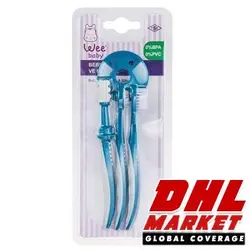 ست مسواک و ماساژور لثه ویWe care baby toothbrush & gum massager | فروشگاه اینترنتی DHLmarket / فروشگاه بین المللی دی اج ال مارکت www.dhlmarket.ir / پشتیبانی : 09360003986 دفتر مرکزی : 02188802013